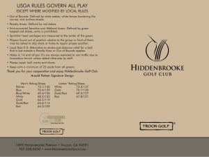 Course Details HIDDENBROOKE GOLF CLUB